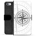iPhone 6 / 6S Premium Portemonnee Hoesje - Kompas