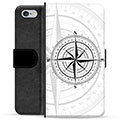 iPhone 6 / 6S Premium Portemonnee Hoesje - Kompas