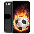 iPhone 6 / 6S Premium Wallet Case - Football Flame