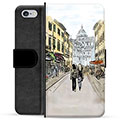iPhone 6 / 6S Premium Portemonnee Hoesje - Italië Straat
