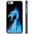 iPhone 6 / 6S Beschermende Cover - Blauwe Vuurdraak