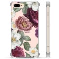 iPhone 7 Plus / iPhone 8 Plus Hybride Case - Romantische Bloemen