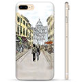 iPhone 7 Plus / iPhone 8 Plus TPU-hoesje - Italië Straat
