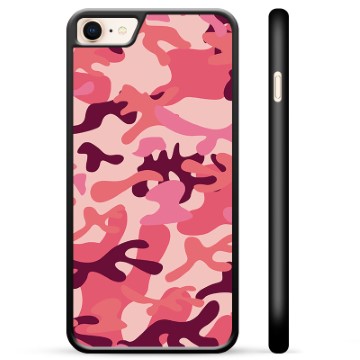 iPhone 7/8/SE (2020)/SE (2022) Beschermhoes - Roze Camouflage