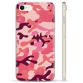 iPhone 7/8/SE (2020) TPU Case - Roze Camouflage