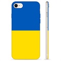 iPhone 7/8/SE (2020)/SE (2022) TPU-hoesje Oekraïense vlag - geel en lichtblauw