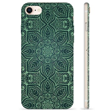 iPhone 7/8/SE (2020)/SE (2022) TPU-hoesje - Groene Mandala