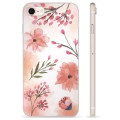 iPhone 7/8/SE (2020) TPU Case - Roze Bloemen