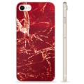 iPhone 7/8/SE (2020) TPU Case - Rode Marmer