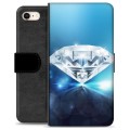 iPhone 7/8/SE (2020) Premium Portemonnee Hoesje - Diamant