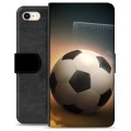 iPhone 7/8/SE (2020) Premium Portemonnee Hoesje - Voetbal