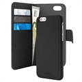 iPhone 7/8/SE (2020)/SE (2022) Puro Afneembare Wallet Case (Geopende verpakking - Uitstekend) - Zwart
