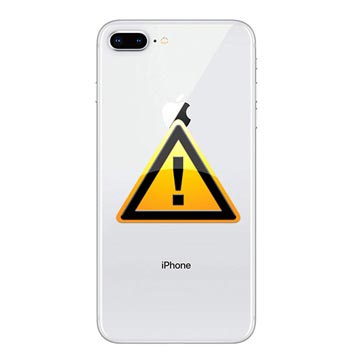 iPhone 8 Plus Batterij Cover Reparatie - incl. lijst - Zilver