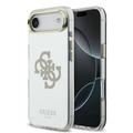 iPhone Air Guess Mirror 4G Glitter Logo Hybride Hoesje - MagSafe Compatibel - Goud