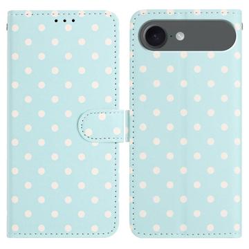 iPhone Air Portemonneehoes met Stippenpatroon - Blauw
