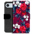 iPhone Air Premium Portemonnee Hoesje - Vintage Bloemen