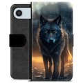 iPhone Air Premium Portemonnee Hoesje - Wolf