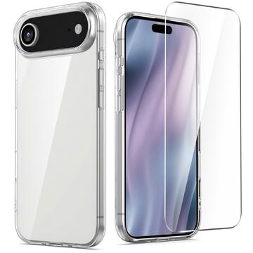 iPhone Air Saii 2-in-1 TPU-hoesje en Glazen Screenprotector