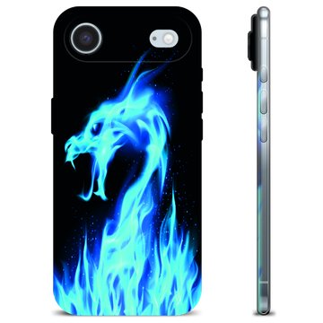 iPhone Air TPU-hoesje - Blauwe Vuurdraak