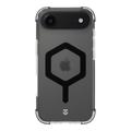 iPhone Air Tactical MagForce Hexagon hoesje - MagSafe compatibel - Zwart / Doorzichtig