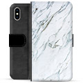 iPhone X / iPhone XS Premium Wallet Case - Marmer