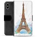 iPhone X / iPhone XS Premium Portemonnee Hoesje - Parijs