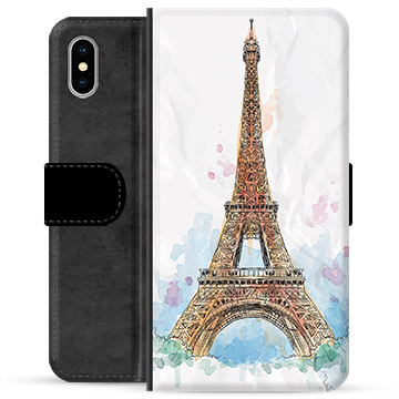 iPhone X / iPhone XS Premium Wallet Case - Parijs
