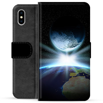 iPhone X / iPhone XS Premium Wallet Case - Space