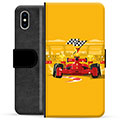 iPhone X / iPhone XS Premium Portemonnee Hoesje - Formule Auto