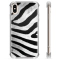 iPhone X / iPhone XS hybride hoesje - Zebra