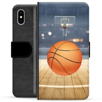 iPhone X / iPhone XS Premium Wallet Case - Basketbal