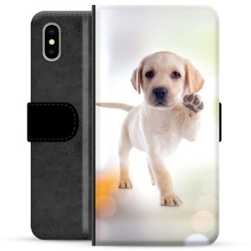 iPhone X / iPhone XS Premium Portemonnee Hoesje - Hond