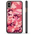 iPhone X / iPhone XS Beschermende Cover - Roze Camouflage