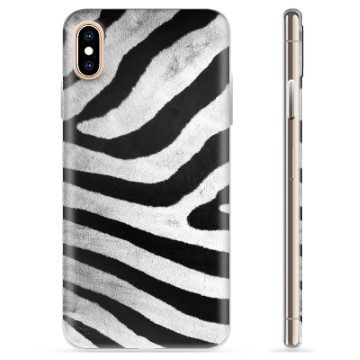iPhone X / iPhone XS TPU-hoesje - Zebra