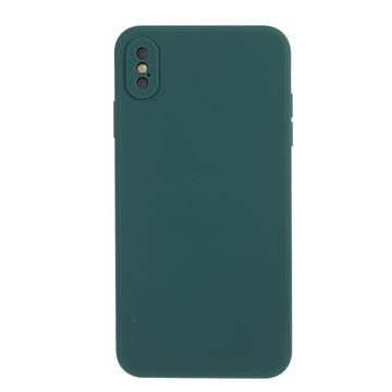iPhone X/XS Anti-Vingerafdruk mat TPU-hoesje - Donkergroen