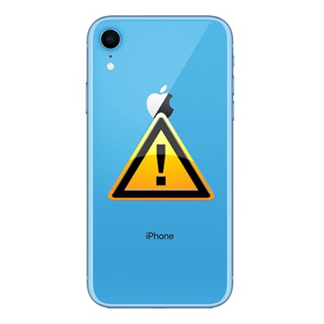 iPhone XR Batterij Cover Reparatie - incl. frame - Blauw
