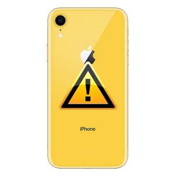 iPhone XR Batterij Cover Reparatie - incl. frame - Geel