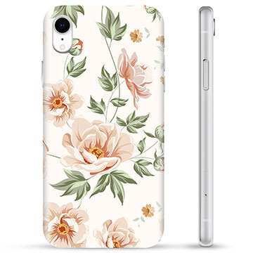 iPhone XR TPU-hoesje - bloemen