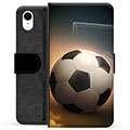 iPhone XR Premium Portemonnee Hoesje - Voetbal