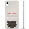 iPhone XR hybride hoesje - Angry Cat