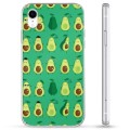 iPhone XR Hybride Case - Avocado Patroon
