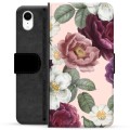 iPhone XR Premium Wallet Case - Romantische Bloemen