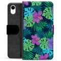 iPhone XR Premium Wallet Case - Tropische Bloem