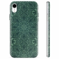 iPhone XR TPU Case - Groene Mandala
