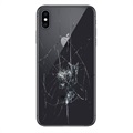 iPhone XS Max Back Cover Repair - Alleen glas - Zwart