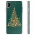 iPhone X / iPhone XS TPU-hoesje - kerstboom