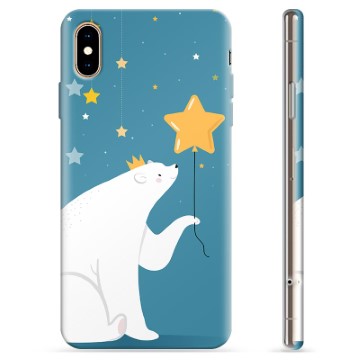 iPhone X / iPhone XS TPU-hoesje - ijsbeer