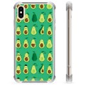 iPhone X / iPhone XS Hybride Case - Avocado Patroon