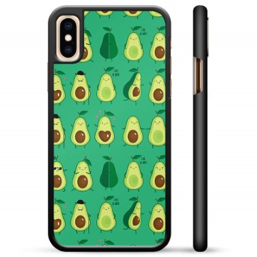 iPhone X / iPhone XS Beschermende Cover - Avocado Patroon