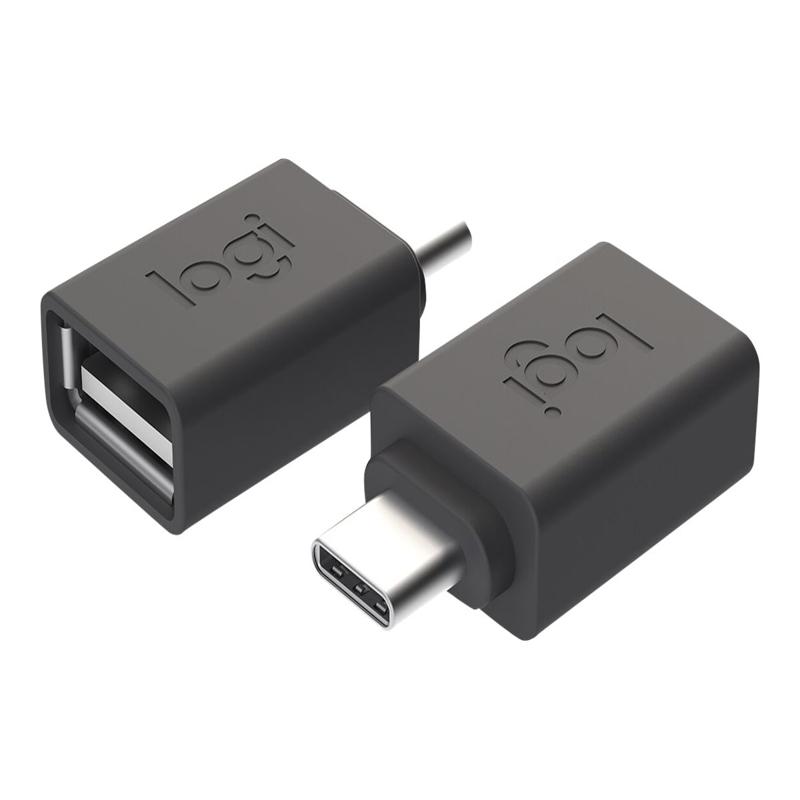 Logitech USBC adapter Grijs Zwart